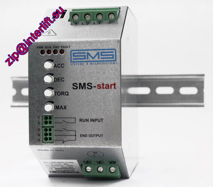 Устройство плавного запуска с EMC фильтром интегрированный Soft-starter device with EMC filter integrated SMS 230/400V 40A