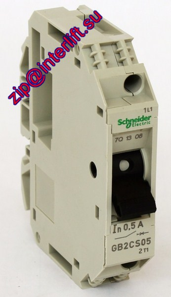 Выключатель однофазный Unipolar circuit breaker 0,5 A