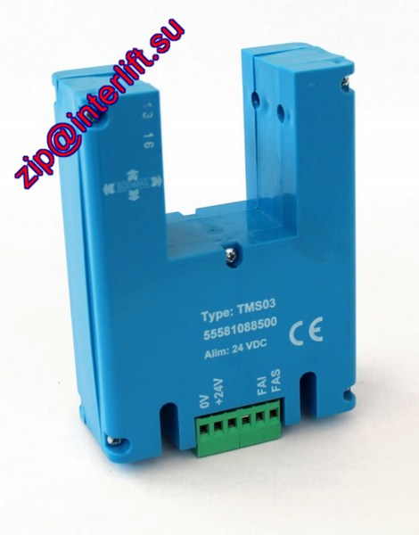 Оптический считыватель проводной подключаемый 24 Vdc pre-wired optical reader TMS03