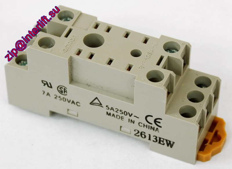 Установочная площадка для реле 2х рядная Relay socket 2 contacts