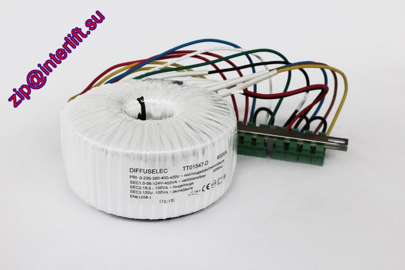 Тороидальный 12 клемный трансформатор Toroidal transformer 12 terminals
